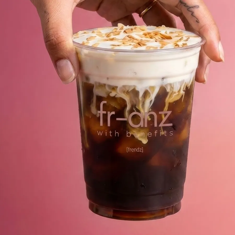 Toasted Coconut cold brew with cloud foam