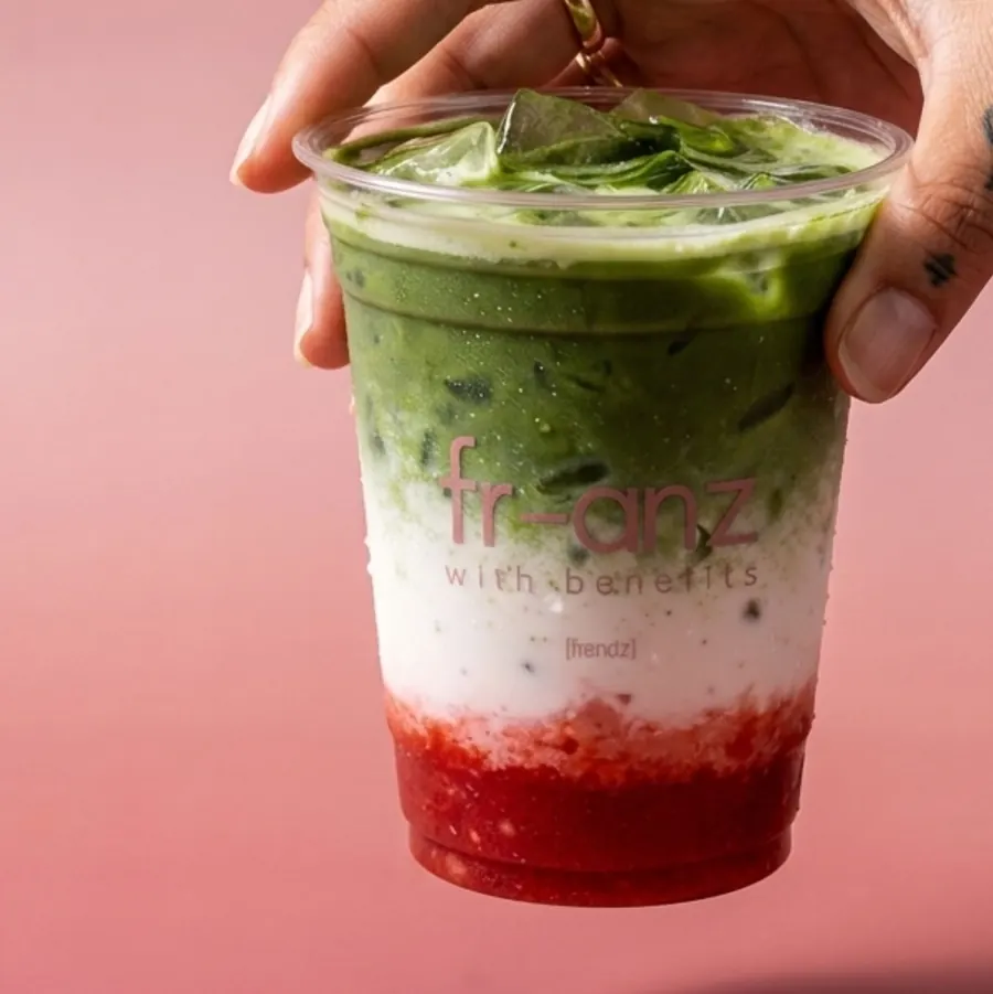 Strawberry matcha at fr-anz
