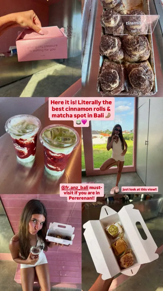 A guest's Instagram story at fr-anz